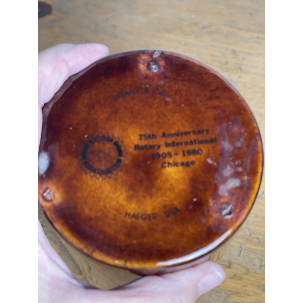 Tiffany & Co Haeger Pottery Art 75 Anniversary Rotary International ChicagoVASE - Picture 6 of 7